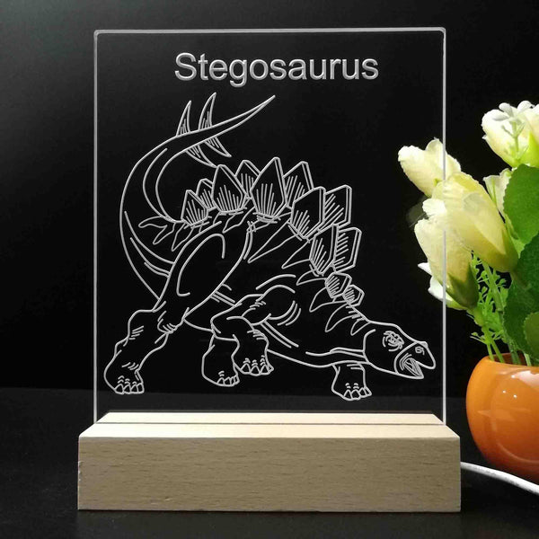 ADVPRO Stegosaurus Tabletop LED neon sign st5-j5102 - 7 Color
