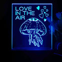 ADVPRO Ocean  series – jellyfish Tabletop LED neon sign st5-j5104 - Blue