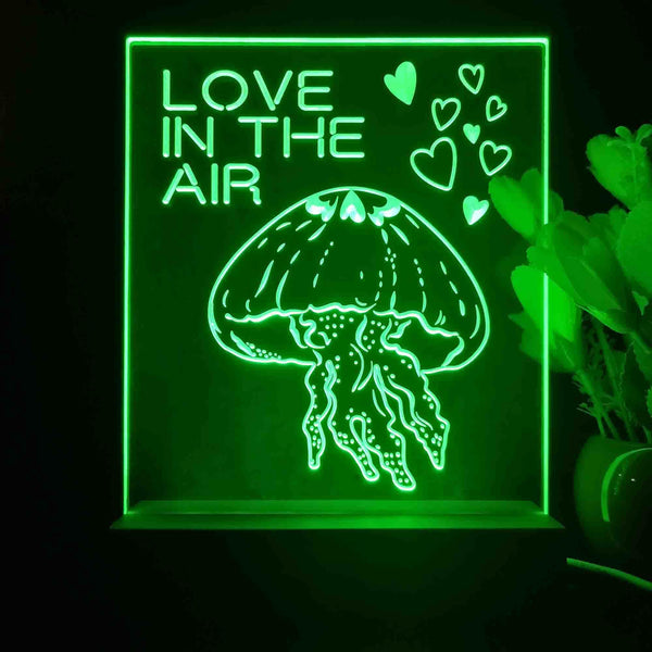 ADVPRO Ocean  series – jellyfish Tabletop LED neon sign st5-j5104 - Green