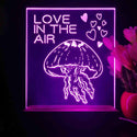ADVPRO Ocean  series – jellyfish Tabletop LED neon sign st5-j5104 - Purple