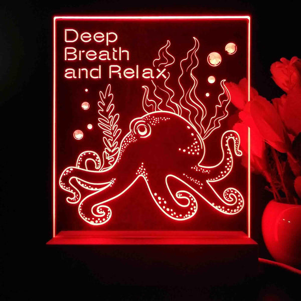 ADVPRO Ocean  series – octopus Tabletop LED neon sign st5-j5105 - Red