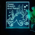 ADVPRO Ocean  series – octopus Tabletop LED neon sign st5-j5105 - Sky Blue