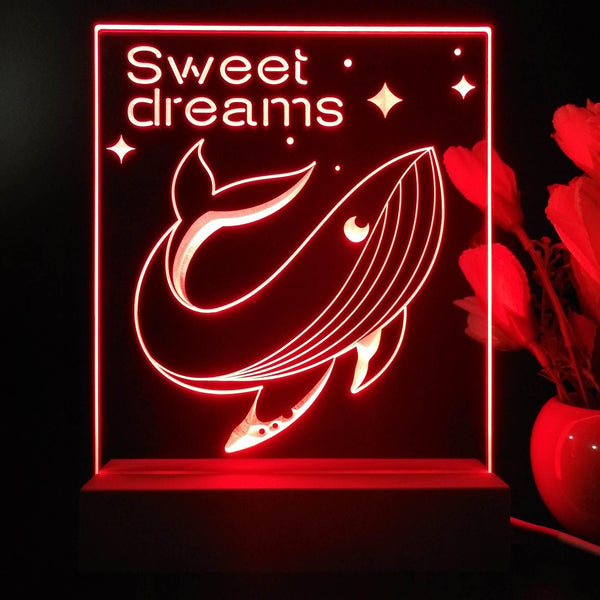 ADVPRO Ocean  series – whale Tabletop LED neon sign st5-j5106 - Red