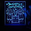 ADVPRO Merry Christmas - Gingerbread man Tabletop LED neon sign st5-j5107 - Blue