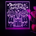 ADVPRO Merry Christmas - Gingerbread man Tabletop LED neon sign st5-j5107 - Purple