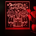 ADVPRO Merry Christmas - Gingerbread man Tabletop LED neon sign st5-j5107 - Red