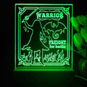 ADVPRO Women warrior freight for battle Tabletop LED neon sign st5-j5112 - Green