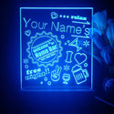 ADVPRO Home Bar with graphic icons Personalized Tabletop LED neon sign st5-p0002-tm - Blue