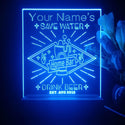 ADVPRO Home Bar with victory flashing sign Personalized Tabletop LED neon sign st5-p0004-tm - Blue