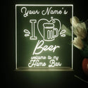 ADVPRO Home Bar – I love beer Personalized Tabletop LED neon sign st5-p0005-tm - Yellow