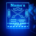 ADVPRO Barber Shop_01 Icon at the middle Personalized Tabletop LED neon sign st5-p0010-tm - Blue