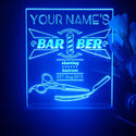ADVPRO Barber Shop_04 Big Barber Logo Personalized Tabletop LED neon sign st5-p0013-tm - Blue