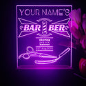 ADVPRO Barber Shop_04 Big Barber Logo Personalized Tabletop LED neon sign st5-p0013-tm - Purple