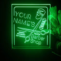 ADVPRO Berber Shop_05 Neon feel with man Personalized Tabletop LED neon sign st5-p0014-tm - Green