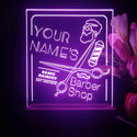 ADVPRO Berber Shop_05 Neon feel with man Personalized Tabletop LED neon sign st5-p0014-tm - Purple