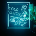 ADVPRO Berber Shop_05 Neon feel with man Personalized Tabletop LED neon sign st5-p0014-tm - Sky Blue