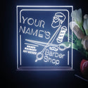 ADVPRO Berber Shop_05 Neon feel with man Personalized Tabletop LED neon sign st5-p0014-tm - White