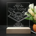 ADVPRO Band Room_Skull with headphone Personalized Tabletop LED neon sign st5-p0015-tm - 7 Color