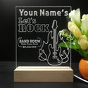 ADVPRO Band room_guitar with fire Personalized Tabletop LED neon sign st5-p0016-tm - 7 Color