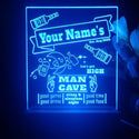 ADVPRO Man Cave_Drink beer with moon Personalized Tabletop LED neon sign st5-p0019-tm - Blue