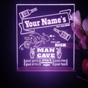 ADVPRO Man Cave_Drink beer with moon Personalized Tabletop LED neon sign st5-p0019-tm - Purple