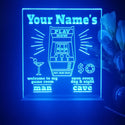 ADVPRO Man Cave_Flashing game machine Personalized Tabletop LED neon sign st5-p0020-tm - Blue