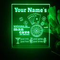 ADVPRO Man Cave_ Playing card game Personalized Tabletop LED neon sign st5-p0021-tm - Green