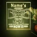ADVPRO Home Bar Menu for you to order Personalized Tabletop LED neon sign st5-p0025-tm - Yellow