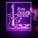ADVPRO Band Room Vertical Big Guitar Personalized Tabletop LED neon sign st5-p0027-tm - Purple