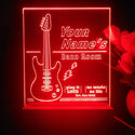 ADVPRO Band Room Vertical Big Guitar Personalized Tabletop LED neon sign st5-p0027-tm - Red
