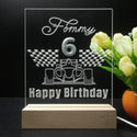 ADVPRO Happy Birthday – boy theme with big racing car at front Personalized Tabletop LED neon sign st5-p0044-tm - 7 Color