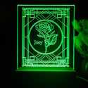 ADVPRO Decorative window with rose Personalized Tabletop LED neon sign st5-p0051-tm - Green
