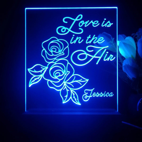 ADVPRO love in the air Personalized Tabletop LED neon sign st5-p0055-tm - Blue