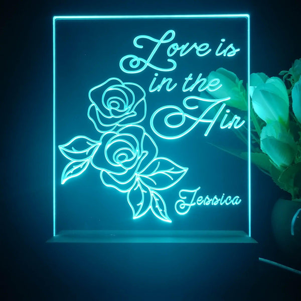 ADVPRO love in the air Personalized Tabletop LED neon sign st5-p0055-tm - Sky Blue