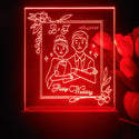 ADVPRO Happy wedding Personalized Tabletop LED neon sign st5-p0056-tm - Red