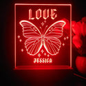 ADVPRO Butterfly with wording LOVE Personalized Tabletop LED neon sign st5-p0059-tm - Red