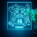 ADVPRO Japanese best wishes doll Personalized Tabletop LED neon sign st5-p0060-tm - Sky Blue