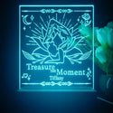 ADVPRO Treasure the moment Personalized Tabletop LED neon sign st5-p0065-tm - Sky Blue