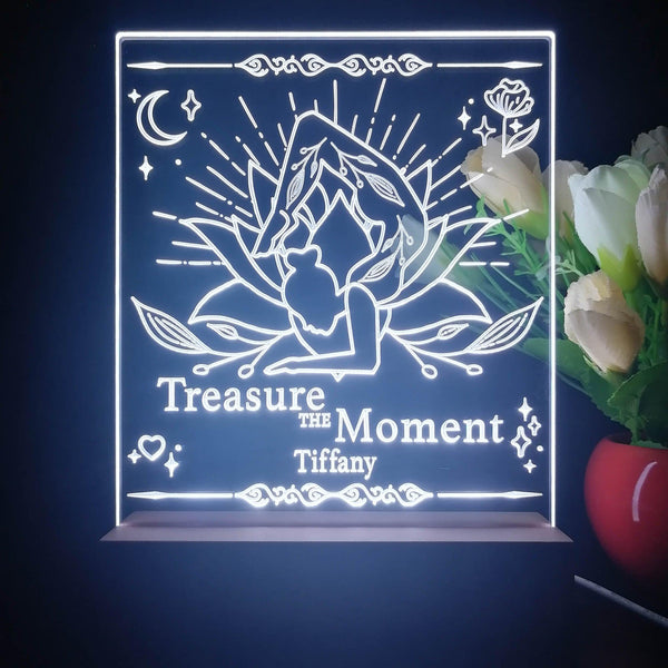 ADVPRO Treasure the moment Personalized Tabletop LED neon sign st5-p0065-tm - White