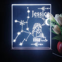 ADVPRO Zodiac Virgo – Name & birthday Personalized Tabletop LED neon sign st5-p0067-tm - White
