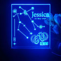 ADVPRO Zodiac Gemini – Name & birthday Personalized Tabletop LED neon sign st5-p0076-tm - Blue