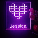 ADVPRO Digital Heart Personalized Tabletop LED neon sign st5-p0079-tm - Purple