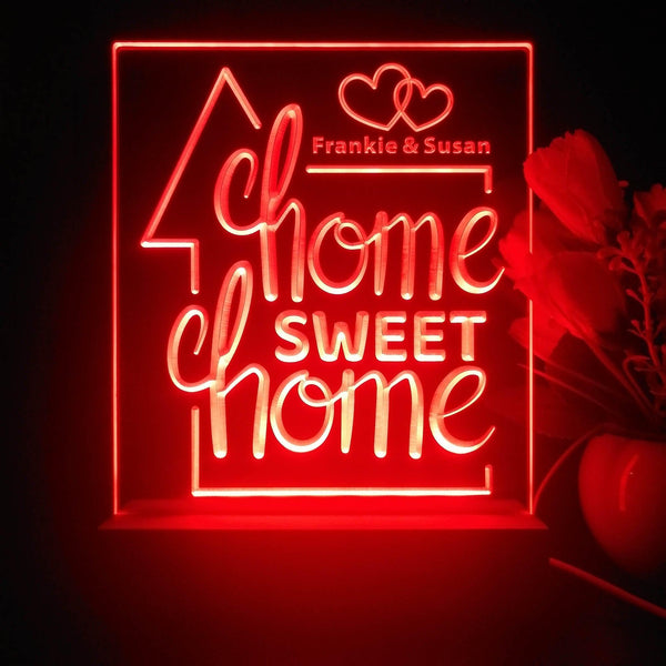 ADVPRO Home sweet home Personalized Tabletop LED neon sign st5-p0085-tm - Red