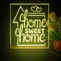 ADVPRO Home sweet home Personalized Tabletop LED neon sign st5-p0085-tm - Yellow