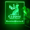 ADVPRO Love you forever, rest in peace – dog Personalized Tabletop LED neon sign st5-p0088-tm - Green