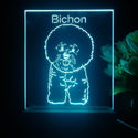 ADVPRO Bichon Personalized Tabletop LED neon sign st5-p0094-tm - Sky Blue