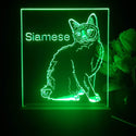 ADVPRO Siamese Personalized Tabletop LED neon sign st5-p0096-tm - Green