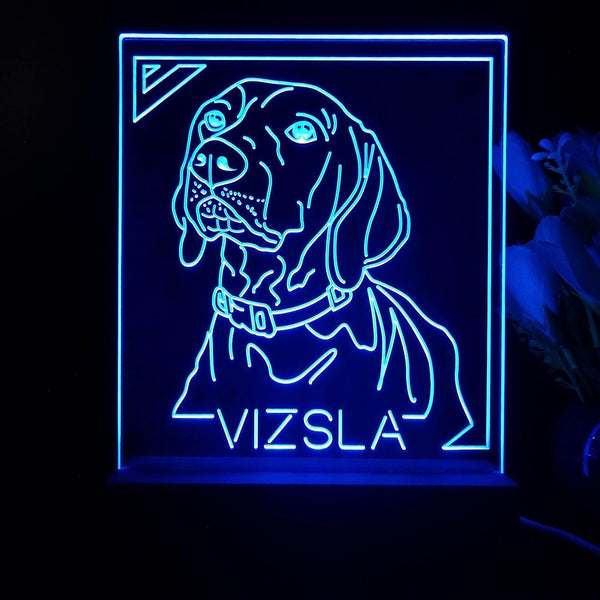 ADVPRO Vizsla Personalized Tabletop LED neon sign st5-p0097-tm - Blue