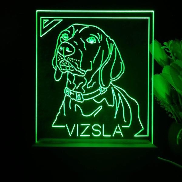ADVPRO Vizsla Personalized Tabletop LED neon sign st5-p0097-tm - Green