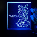 ADVPRO Yorkshire Personalized Tabletop LED neon sign st5-p0098-tm - Blue
